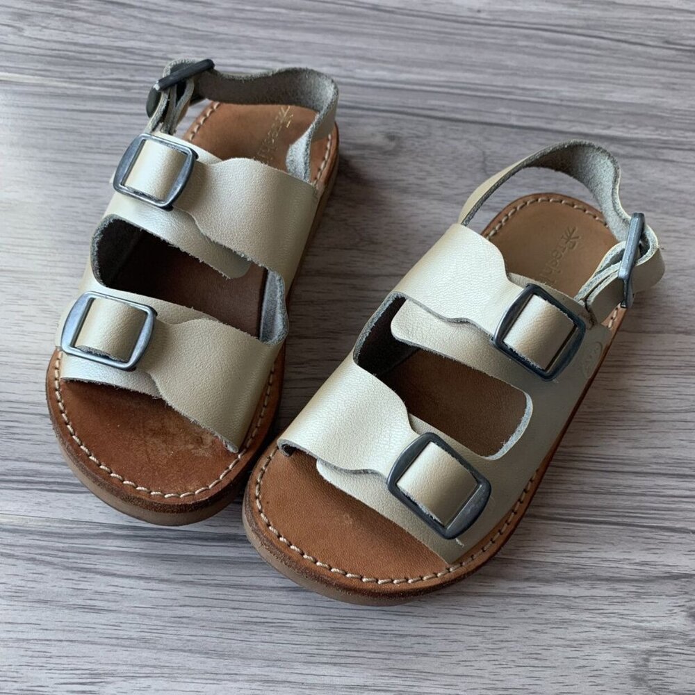 Freshly Picked Platinum Delray Sandals